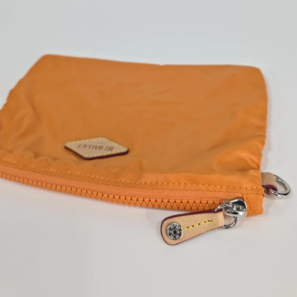 MZ Wallace Small Bag Insert Accessory Pouch Orange 8.5